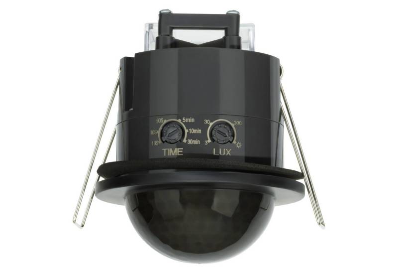 SEBSON Bewegungsmelder Präsenzmelder Unterputz Decke Außen IP54 360° Sensor 20m Reichweite, (1-St), Innen und Außen geeignet, programmierbar, LED geeignet 600W, 3 Draht von SEBSON