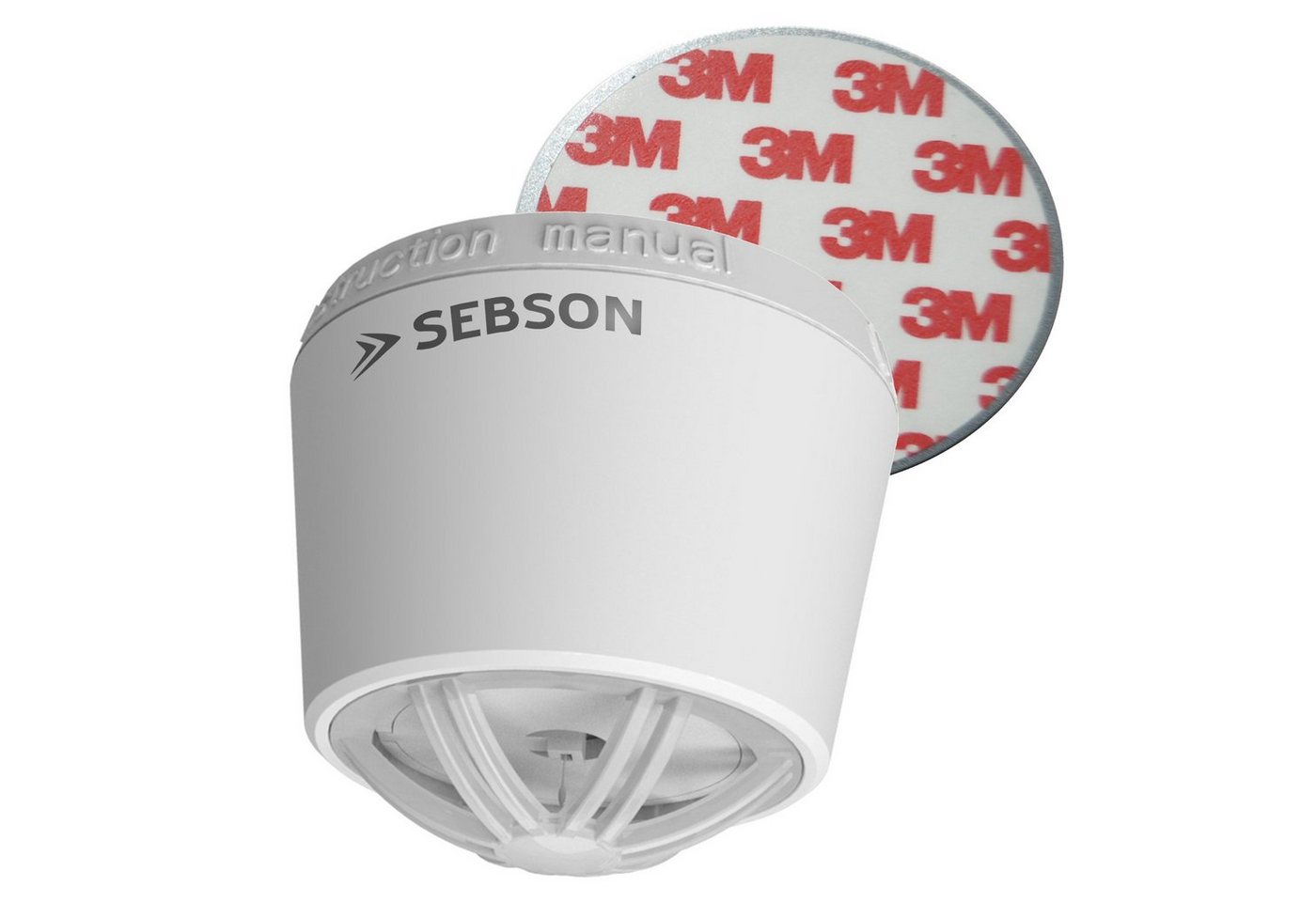 SEBSON Hitzemelder mit 10 Jahres Batterie mit Magnetbefestigung, Ø50x43,5mm Hitzemelder von SEBSON