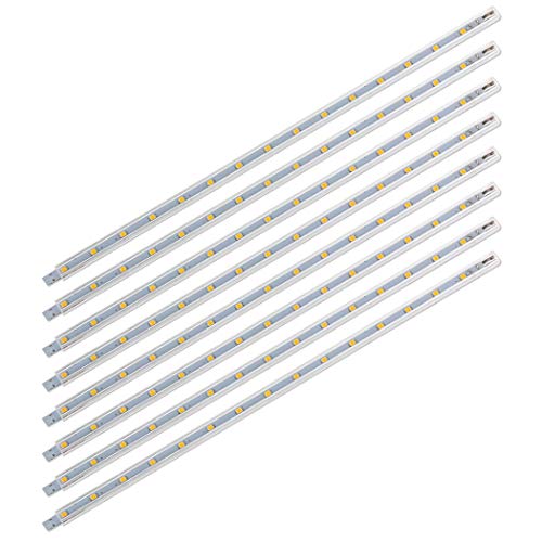 SEBSON LED Leiste 12V warmweiß 8-tlg., Lichtleiste 30cm mit Netzteil, Schalter und Verbindungkabeln, flache Unterbauleuchte Küche, Regal, Schrank - 9x7x300mm SEBSON LED Leiste 12V warmweiß 8-tlg., Lichtleiste 30cm mit Netzteil, Schalter und Verbindungkabeln, flache Unterbauleuchte Küche, Regal, Schrank - 9x7x300mm von SEBSON
