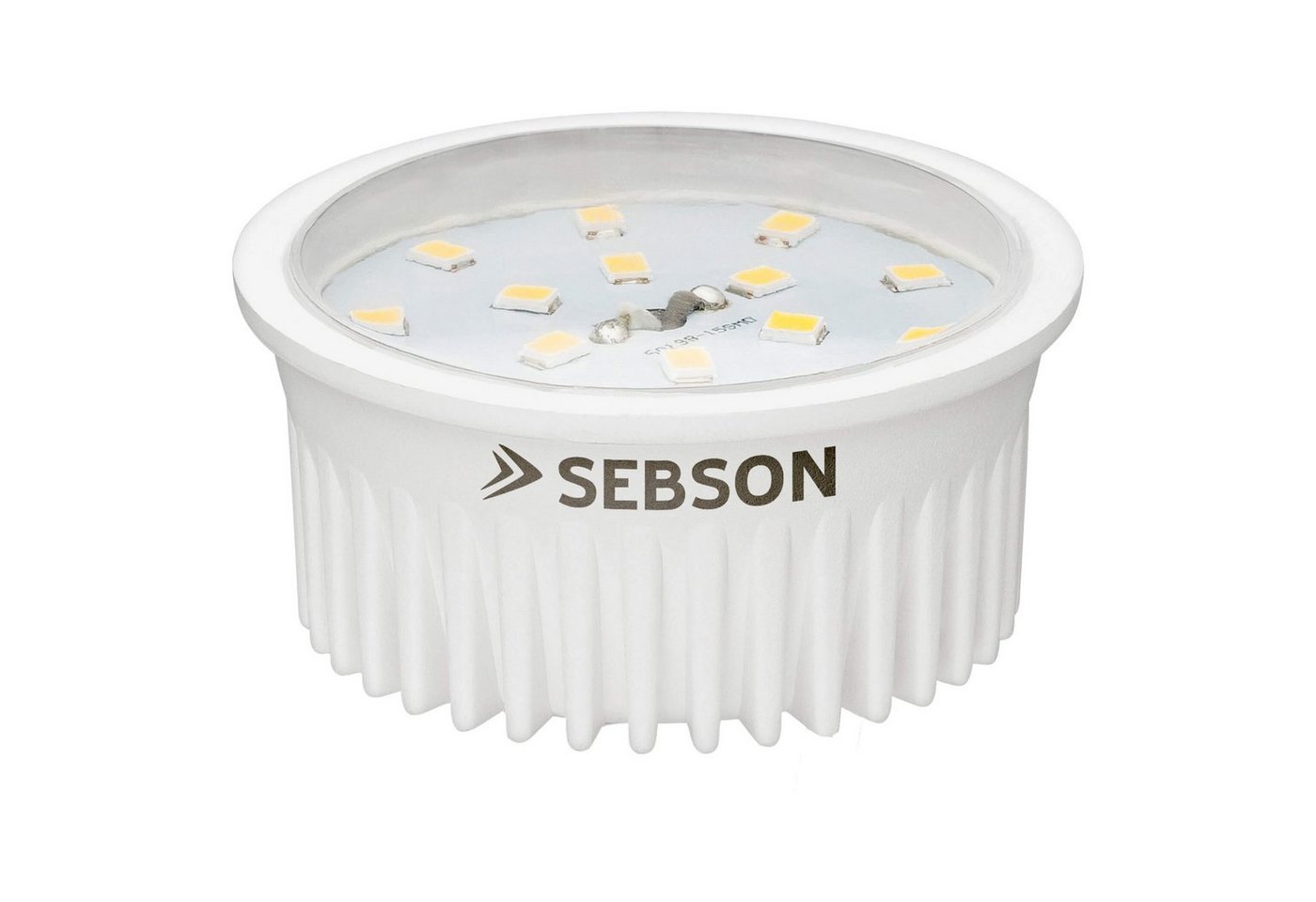 SEBSON LED-Leuchtmittel LED Modul 5W ultra flach ø50x26mm Einbaustrahler warmweiß 3000K 230V von SEBSON