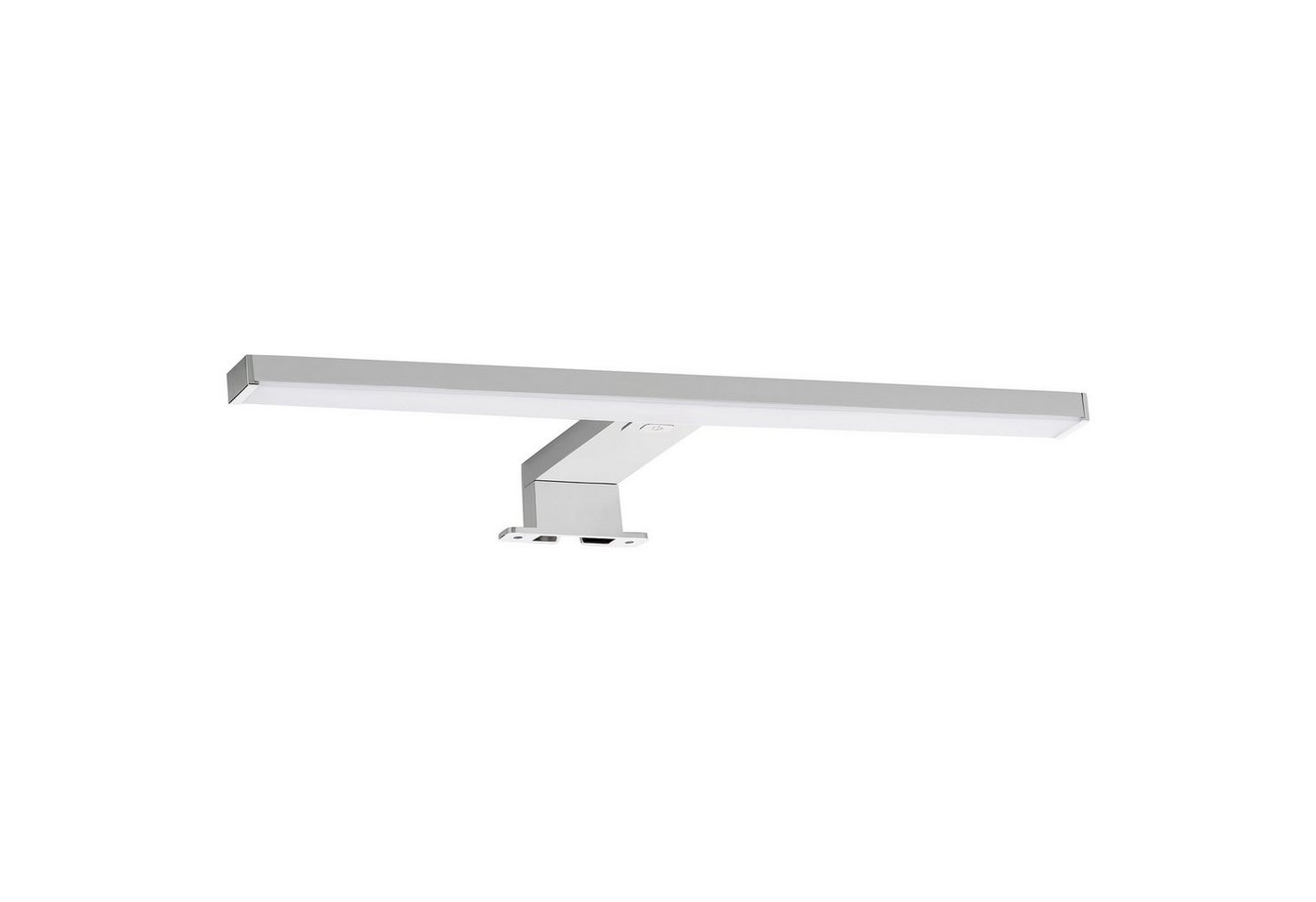 SEBSON Spiegelleuchte LED Spiegelleuchte 40cm mit Schalter - IP44 8W 800lm neutralweiß 4000K, LED integriert, neutralweiß von SEBSON