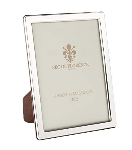 MASSIVER Sterling Silber 925 FOTORAHMEN BILDERRAHMEN 7343/10x15 von SEC OF FLORENCE