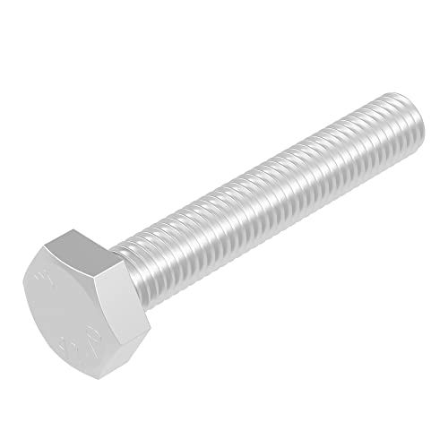 SECCARO Sechskantschraube M10 x 60 mm, Edelstahl V2A VA A2, DIN 933 / ISO 4017, Außensechskant, 20 Stück von SECCARO