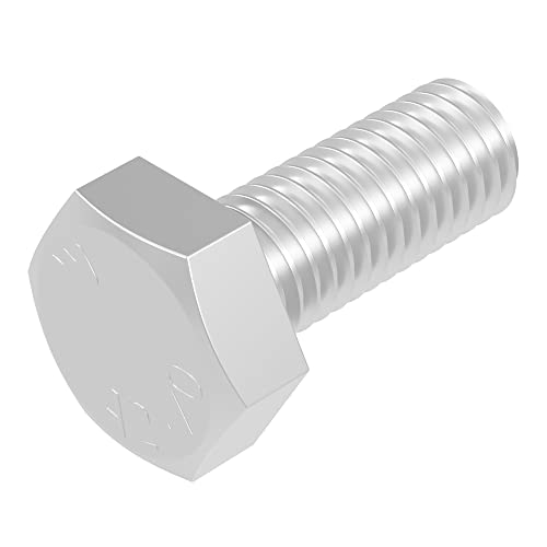 SECCARO Sechskantschraube M6 x 16 mm, Edelstahl V2A VA A2, DIN 933 / ISO 4017, Außensechskant, 20 Stück von SECCARO