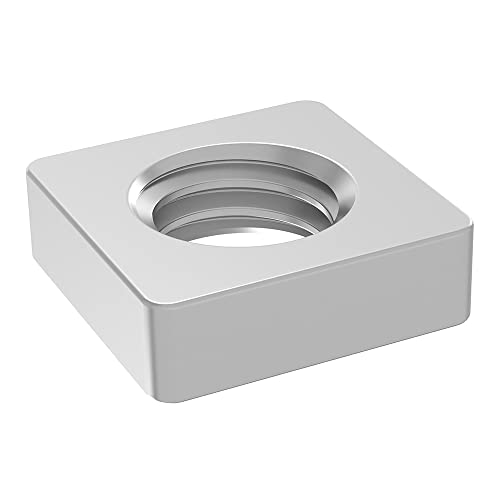 SECCARO Vierkantmutter M5, Edelstahl V2A VA A2, DIN 562, niedrige Form, 20 Stück SECCARO Vierkantmutter M5, Edelstahl V2A VA A2, DIN 562, niedrige Form, 20 Stück von SECCARO
