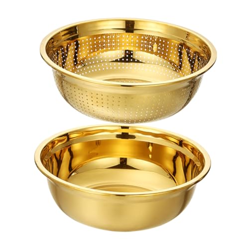 SECFOU 1 Set Abflusskorb Spüle Multifunktionale Abflussschüssel Sieb Sieb Sieb Edelstahlgewebe Sieb Gemüse Obst Waschschüssel Edelstahlbecken Abflussfilter Lebensmittelsieb SECFOU 1 Set Abflusskorb Spüle Multifunktionale Abflussschüssel Sieb Sieb Sieb Edelstahlgewebe Sieb Gemüse Obst Waschschüssel Edelstahlbecken Abflussfilter Lebensmittelsieb von SECFOU