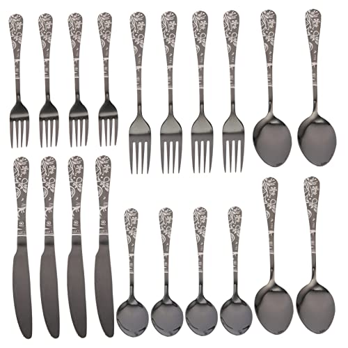 SECFOU 1 Set Feine Tafelgabel Feine Utensilien Metallgabeln Haushalts Tafelgabeln Gabeln Edelstahl Edelstahl Tafelgabeln Essensgabel Essensutensilien Feiner Tafellöffel von SECFOU