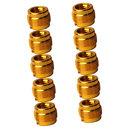 SECFOU 10 Stück Mikrofonständer Umbaukopf, Mikrofonständer Gewindeadapter, Mikrofon Handadapter, Mikrofonhalterungsadapter, Mikrofonflansch Gewindeadapter, Mikrofonständer Gewindeadapter SECFOU 10 Stück Mikrofonständer Umbaukopf, Mikrofonständer Gewindeadapter, Mikrofon Handadapter, Mikrofonhalterungsadapter, Mikrofonflansch Gewindeadapter, Mikrofonständer Gewindeadapter von SECFOU