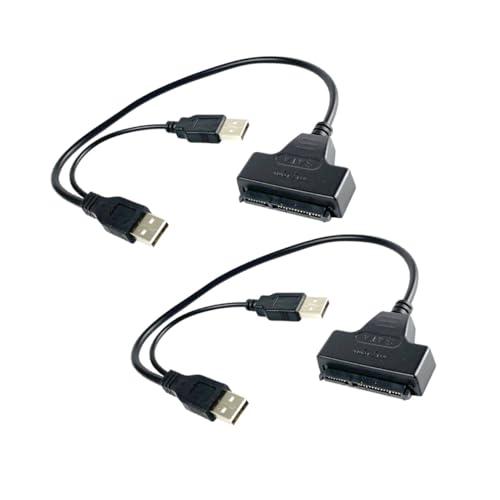 SECFOU 2 STÜCK USB Adapterkabel für Laptop Speicher Stabile Datenübertragung USB Stromversorgung Kompatibel mit Externen Laufwerken und SSD Einfache Datenmigration SECFOU 2 STÜCK USB Adapterkabel für Laptop Speicher Stabile Datenübertragung USB Stromversorgung Kompatibel mit Externen Laufwerken und SSD Einfache Datenmigration von SECFOU
