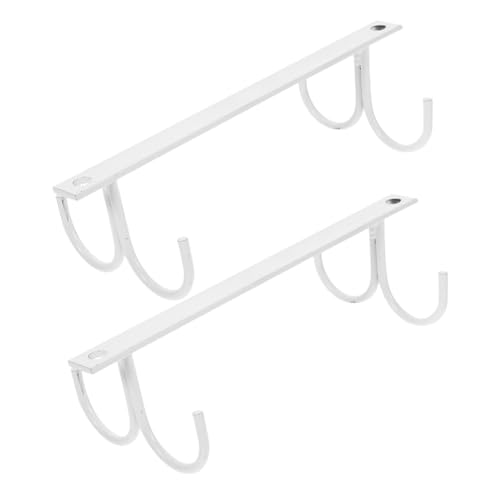 SECFOU 2 Stück Unterbau Tassenhalter aus Robustem mit Haken Platzsparender Kaffee Organizer für Küche Minimalistisches Design für Schrankmontage und Vielseitige Nutzung von SECFOU