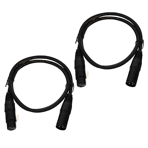 SECFOU 2 Stück Xlr Mikrofonkabel mit Kupferdraht Männlich zu Weiblich Geschirmt für Mikrofone und Lautsprecher Langlebig und Flexibel SECFOU 2 Stück Xlr Mikrofonkabel mit Kupferdraht Männlich zu Weiblich Geschirmt für Mikrofone und Lautsprecher Langlebig und Flexibel von SECFOU