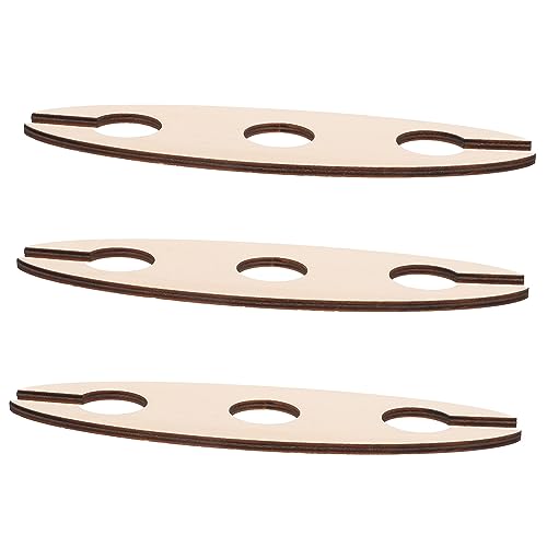 SECFOU 3Stücke Teiliges Holz Weinflaschenregal mit Praktischem Cup Display Eleganter Ständer für Flaschen und Gläser für Zuhause Küche oder Weinkeller Langlebig und Einfach SECFOU 3Stücke Teiliges Holz Weinflaschenregal mit Praktischem Cup Display Eleganter Ständer für Flaschen und Gläser für Zuhause Küche oder Weinkeller Langlebig und Einfach von SECFOU
