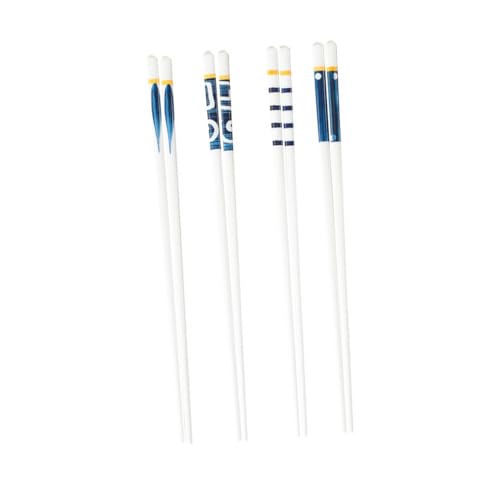 SECFOU 4 Paare Japanische Essstäbchen aus Haltbarem Keramikmaterial Verschleißfest Stilvolles Design Wiederverwendbar Praktisches Dinner Zubehör für Anspruchsvolles Tischgedeck zu Hause SECFOU 4 Paare Japanische Essstäbchen aus Haltbarem Keramikmaterial Verschleißfest Stilvolles Design Wiederverwendbar Praktisches Dinner Zubehör für Anspruchsvolles Tischgedeck zu Hause von SECFOU