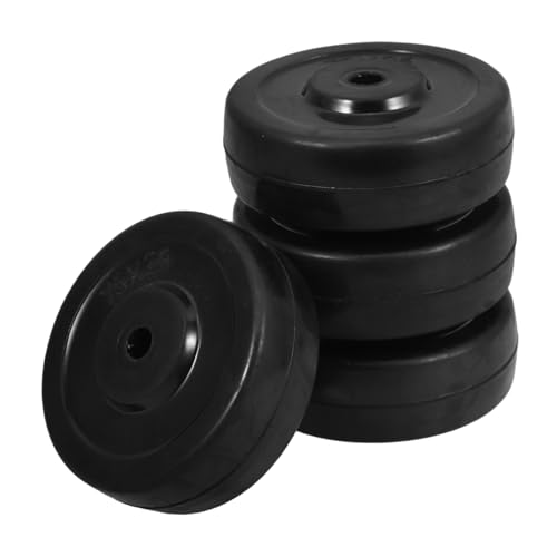 SECFOU 4 Stück Teiliges Gummi lenkrollen mit Bohrung Geräuscharm Verschleißfest für Gartenwagen Terrassenheizer Schwerlast rollgestelle SECFOU 4 Stück Teiliges Gummi lenkrollen mit Bohrung Geräuscharm Verschleißfest für Gartenwagen Terrassenheizer Schwerlast rollgestelle von SECFOU