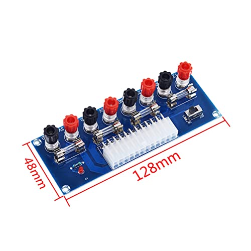 SECFOU ATX Power Board Poliger Desktop PC Stromversorgungsadapter mit Stabilem Vielseitigen Spannungsausgängen Professioneller Verarbeitung Computerzubehör für Gehäuseversorgung von SECFOU