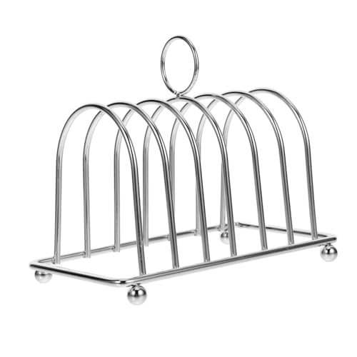 SECFOU Toast Rack Edelstahl Multifunktionale Brotablage Für Scheiben Für Frühstück Buffets Partys Und Camping Praktischer Küchenschlank Für Brot Und Zeitschriftenaufbewahrung SECFOU Toast Rack Edelstahl Multifunktionale Brotablage Für Scheiben Für Frühstück Buffets Partys Und Camping Praktischer Küchenschlank Für Brot Und Zeitschriftenaufbewahrung von SECFOU
