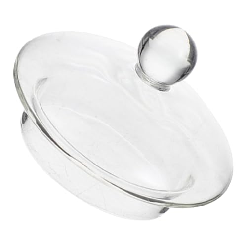 SECFOU Teekannen Glasdeckel Hitzebeständig Geeignet Leicht Zu Reinigen Praktisches Design Für Teekannen Langlebige Ersatzteile Für Jeden Haushalt von SECFOU