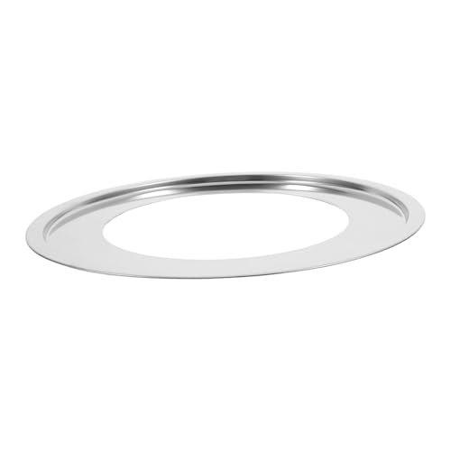 SECFOU Edelstahl Dämpfeinsatz Rund Dampfring Adapter für Töpfe Woks Dampfgarer Küchenzubehör Effizienter Dampfeinsatz für Gemüse und Reis von SECFOU