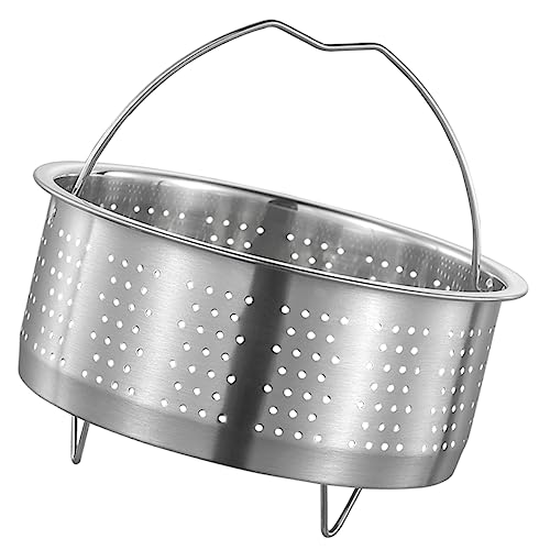 SECFOU Gemüse-dampfkorb Aus Edelstahl Stapelbarer Dampfgarer-einsatz Für Reiskocher Suppentopf Und Schnellkochtopf Geeignet Zum Dämpfen Von Gemüse Eier Kartoffeln Und Mehr von SECFOU