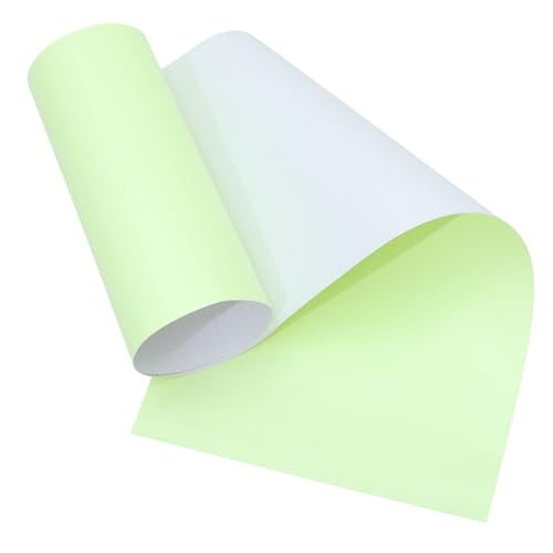 SECFOU Leuchtende Selbstklebende Vinylfolie Fluoreszierender Sticker für Auto Dekoration Tassen Sicherheitskennzeichnung Langlebig und Vielseitig Anwendbar von SECFOU