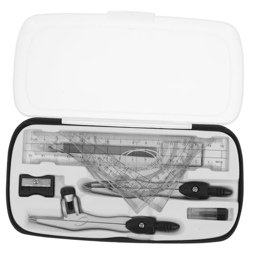 SECFOU Schulisches Set Teilig mit Transparentem Winkelmesser Kunststoff Linealen Präzisen Markierungen Langlebig und Vielseitig für Mathe Technik Architektur SECFOU Schulisches Set Teilig mit Transparentem Winkelmesser Kunststoff Linealen Präzisen Markierungen Langlebig und Vielseitig für Mathe Technik Architektur von SECFOU