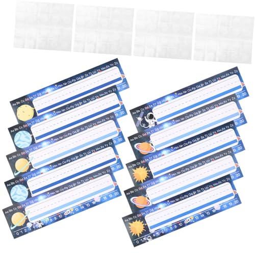 SECFOU Schulnamensaufkleber mit Klebepunkten Papier-desk-nameplates für Klassenzimmer Beschreibbare Schuletiketten für Schreibtische Praktische Namensaufkleber für Büro Vielseitig SECFOU Schulnamensaufkleber mit Klebepunkten Papier-desk-nameplates für Klassenzimmer Beschreibbare Schuletiketten für Schreibtische Praktische Namensaufkleber für Büro Vielseitig von SECFOU