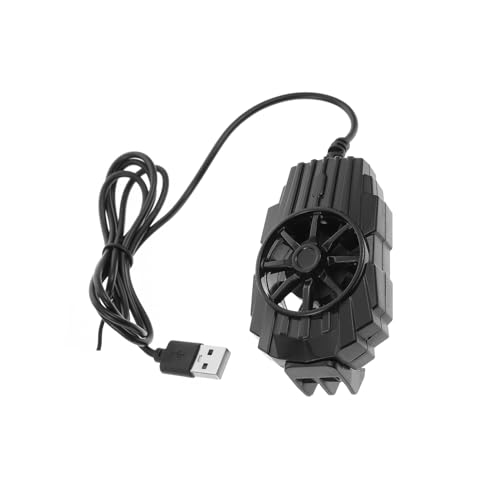SECFOU Smartphone Kühler Clip mit Verstellbarem Turbinenlüfter Leiser USB handy lüfter Mobiler Cooling Fan für Langes Starke Wärmeableitung Multifunktionaler Halter und Kühlgerät SECFOU Smartphone Kühler Clip mit Verstellbarem Turbinenlüfter Leiser USB handy lüfter Mobiler Cooling Fan für Langes Starke Wärmeableitung Multifunktionaler Halter und Kühlgerät von SECFOU
