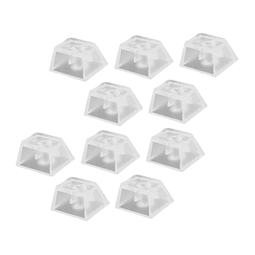 SECFOU 10stücke Transparente Tastenkappen Für Mechanische Tastatur Tastenkappenabdeckung Transluzent Blank Keine Gedruckte Buchstaben von SECFOU