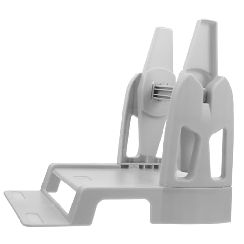 SECFOU Thermopapier Rollenhalter Manuell Langlebiger Etikettenhalter für Drucker Einfach zu Montierender Halter für Externe Labelrollen Praktisches Zubehör für Barcode-drucker von SECFOU