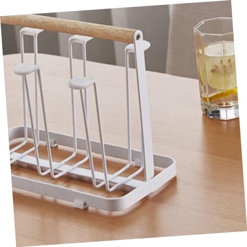 SECFOU Weißes Metall Weinglasregal mit Ablaufrinne Platzsparender Gläserhalter und Organizer für Küche Esszimmer Hotel Modernes Design Robust und Einfach zu Montieren SECFOU Weißes Metall Weinglasregal mit Ablaufrinne Platzsparender Gläserhalter und Organizer für Küche Esszimmer Hotel Modernes Design Robust und Einfach zu Montieren von SECFOU