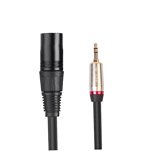 SECFOU Xlr Adapterkabel mit Vergoldeten Anschlüssen für Mikrofone und Audiogeräte Langlebig und Verschleißfest Kompatibel mit Smartphones und Computern von SECFOU