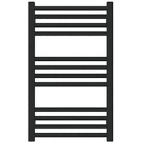 Schwarzer kombinierter Heizkörper - Höhe 660mm Breite 680mm - 373 Watt - FIO660/680Z8N von SÈCHE SERVIETTE RADIATEUR - MATISERE