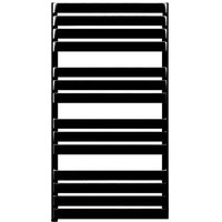 Sèche Serviette Radiateur-matisere - Schwarzer kombinierter Heizkörper - Höhe 1695mm Breite 600mm - 1410 Watt - WAR1695/600TZ8N von SÈCHE SERVIETTE RADIATEUR - MATISERE