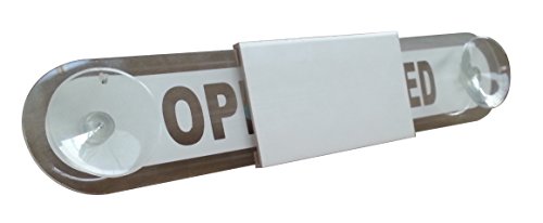 Seco SS003 300 x 60 mm "Open/Closed Schiebetür Fenster Schild von SECO