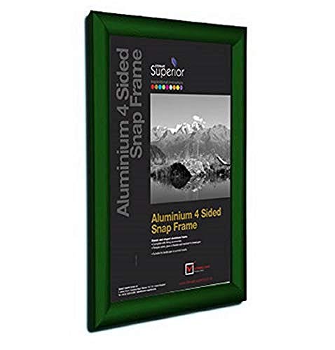 Seco Schnapprahmen, A2, Aluminium, 4-seitig, 25 mm, Aluminium - Grün Seco Schnapprahmen, A2, Aluminium, 4-seitig, 25 mm, Aluminium - Grün von SECO
