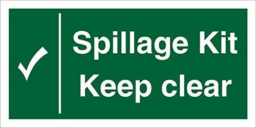 Seco Spillage Kit Keep Clear Schild, 300 mm x 150 mm – 1 mm halbstarrer Kunststoff Seco Spillage Kit Keep Clear Schild, 300 mm x 150 mm – 1 mm halbstarrer Kunststoff von SECO