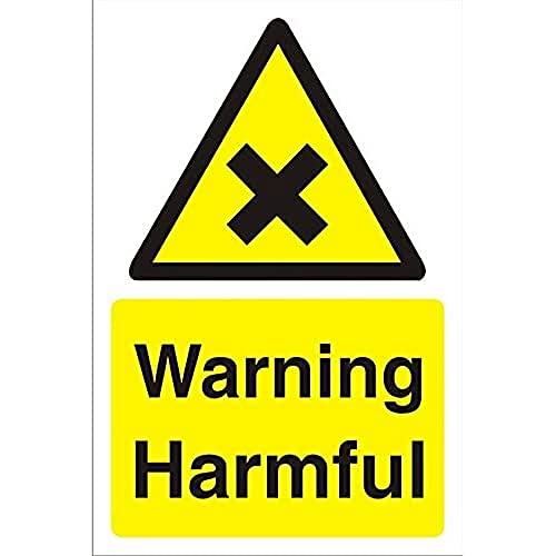 Seco Warnschild "Warning Harmful", 200 x 300 mm, 3 mm Schaumstoff-PVC von SECO