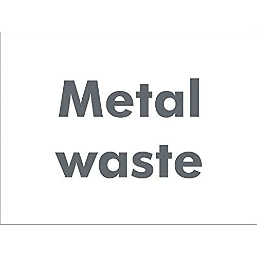 Seco Metal Waste Schild, 600 mm x 450 mm, 3 mm Schaumstoff-PVC Seco Metal Waste Schild, 600 mm x 450 mm, 3 mm Schaumstoff-PVC von SECO