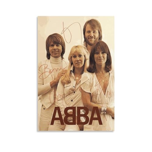 ABBA Vintage Musik Leinwand Poster Dekorative Malerei Wandkunst Bild Druck Moderne Dekor 40 x 60 cm Stil von SECOLI