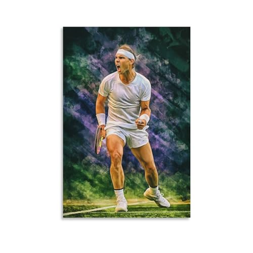 SECOLI Rafael Nadal Roar Geste Tennis Fan Kunst Geschenk Leinwand Poster Dekorative Malerei Wandkunst Bild Druck Moderne Dekoration 20 x 30 cm SECOLI Rafael Nadal Roar Geste Tennis Fan Kunst Geschenk Leinwand Poster Dekorative Malerei Wandkunst Bild Druck Moderne Dekoration 20 x 30 cm von SECOLI