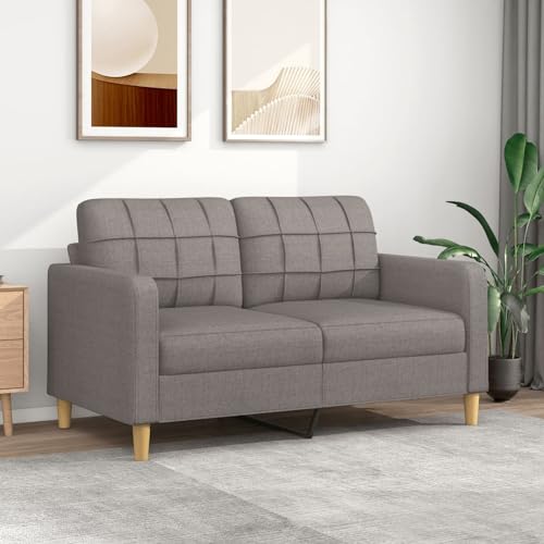 SECOLI Sofa 2 sitzer Sofa 2er Sofa 2 sitzer Stoff Couch 2 sitzer 2er Couch Sofa klein Stoff Sofa für Wohnzimmer/Schlafzimmer/Büro/Wohnung-Taupe-2-sitzer:140cm SECOLI Sofa 2 sitzer Sofa 2er Sofa 2 sitzer Stoff Couch 2 sitzer 2er Couch Sofa klein Stoff Sofa für Wohnzimmer/Schlafzimmer/Büro/Wohnung-Taupe-2-sitzer:140cm von SECOLI