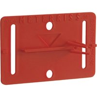 Secotec - Meterriss-Plakette selbstklebend mit Pinsel Farbe rot von SECOTEC