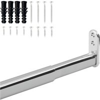 Vasalat Kleiderstange ausziehbar 90-110 cm, robust & vielseitig - ausziehbare Kleiderstange, Garderobenstange bis 20kg belastbar - Schrankrohr von SECOTEC