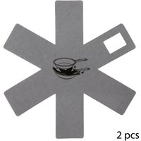2er-set kratzschutz aus grauem filz - 5five von SECRET DE GOURMET