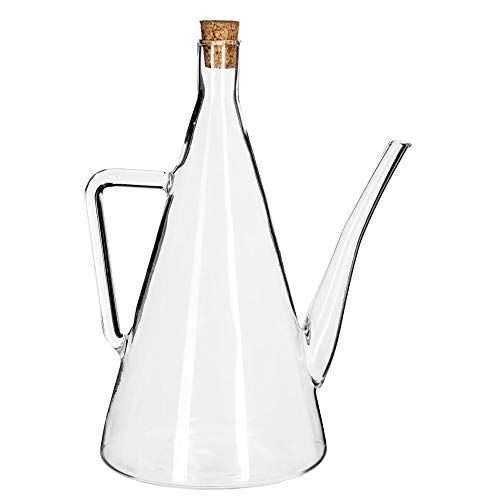 SECRET DE GOURMET Öl Krug Flasche Ölspender 500 ml, Glas, transparent H: 22 cm, TP-3560238982143_77086_Vendor, One Size von SECRET DE GOURMET