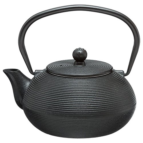 SECRET DE GOURMET Teekanne Gusseisen 600 ml (16 x 14 x 9 cm) (Grau) von SECRET DE GOURMET