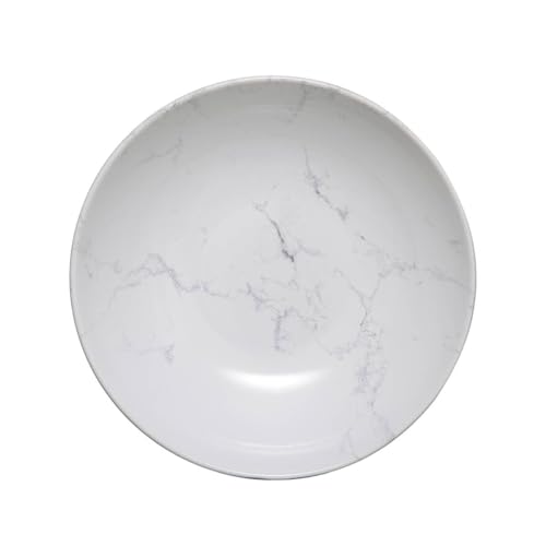 Secret de Gourmet - Rand suppenteller geometrie marmor b 20 cm von SG Secret de Gourmet