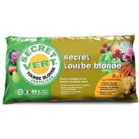 Sphagniumtorf für Hochbeet und Freilandpflanzen 60 Liter von SECRET VERT
