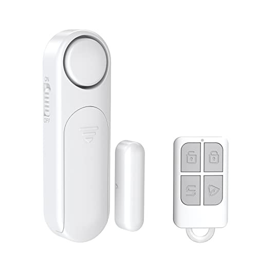SECRUI Tür Fenster Alarm Sensor, Tür und Fenstersensoren mit Remote 120 dB Türalarm/Fensteralarm Drahtlose Home Security Alarmanlage Sicherheitstechnik Einbruchschutz mit Sensor Alarm und Magnet von SECRUI