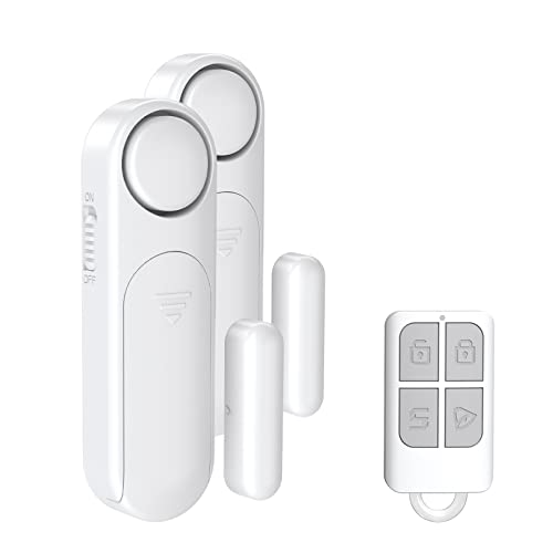 SECRUI Tür Fenster Alarm Sensor mit Fernbedienungen, 2er Set Türalarm/Fensteralarm 120 dB Drahtlose Home Security Alarmanlage Fenstersensoren -Sicherheitstechnik Einbruchschutz mit Magnetsensor SECRUI Tür Fenster Alarm Sensor mit Fernbedienungen, 2er Set Türalarm/Fensteralarm 120 dB Drahtlose Home Security Alarmanlage Fenstersensoren -Sicherheitstechnik Einbruchschutz mit Magnetsensor von SECRUI